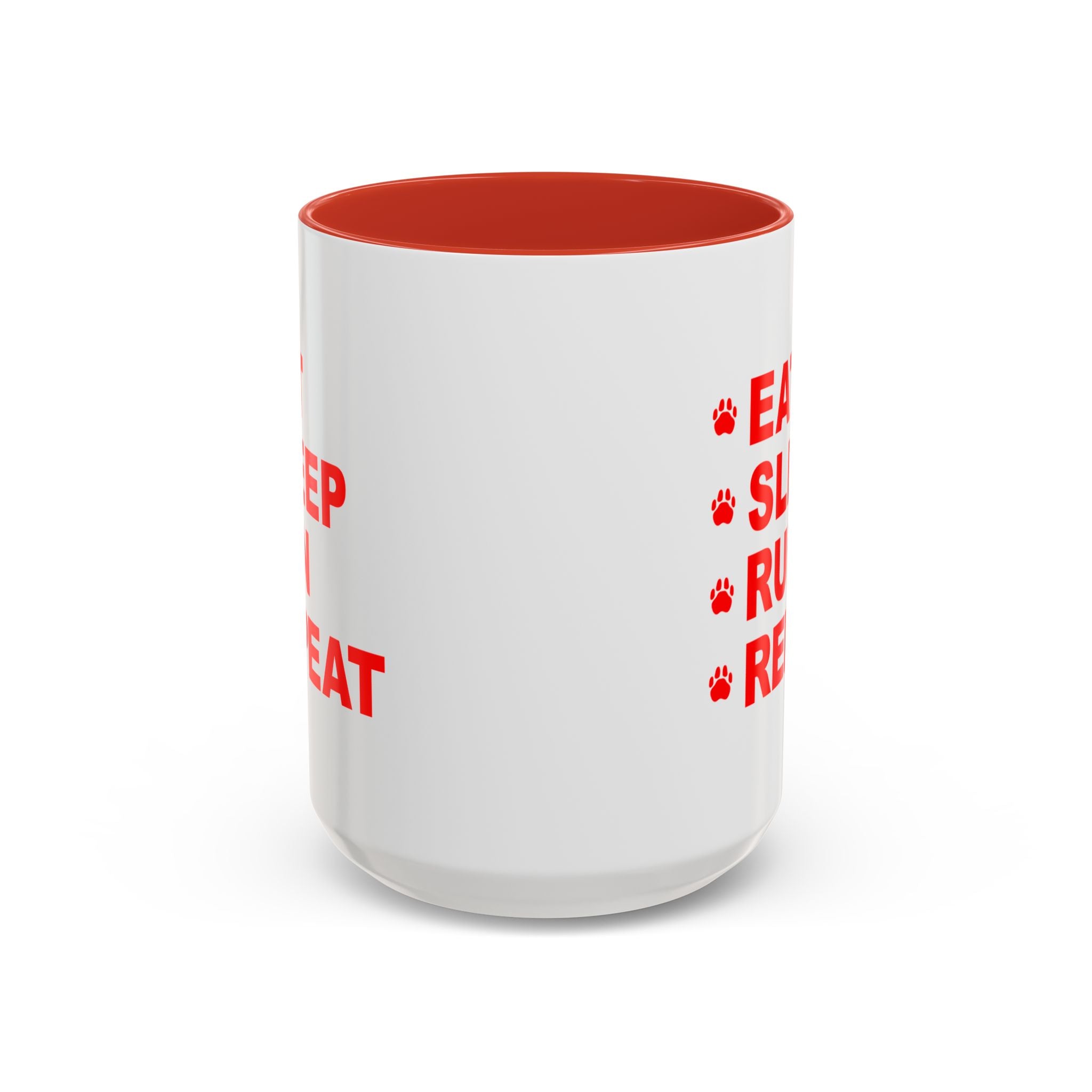 Eat, Sleep, Run, Repeat_Accent Coffee Mug (11, 15oz)