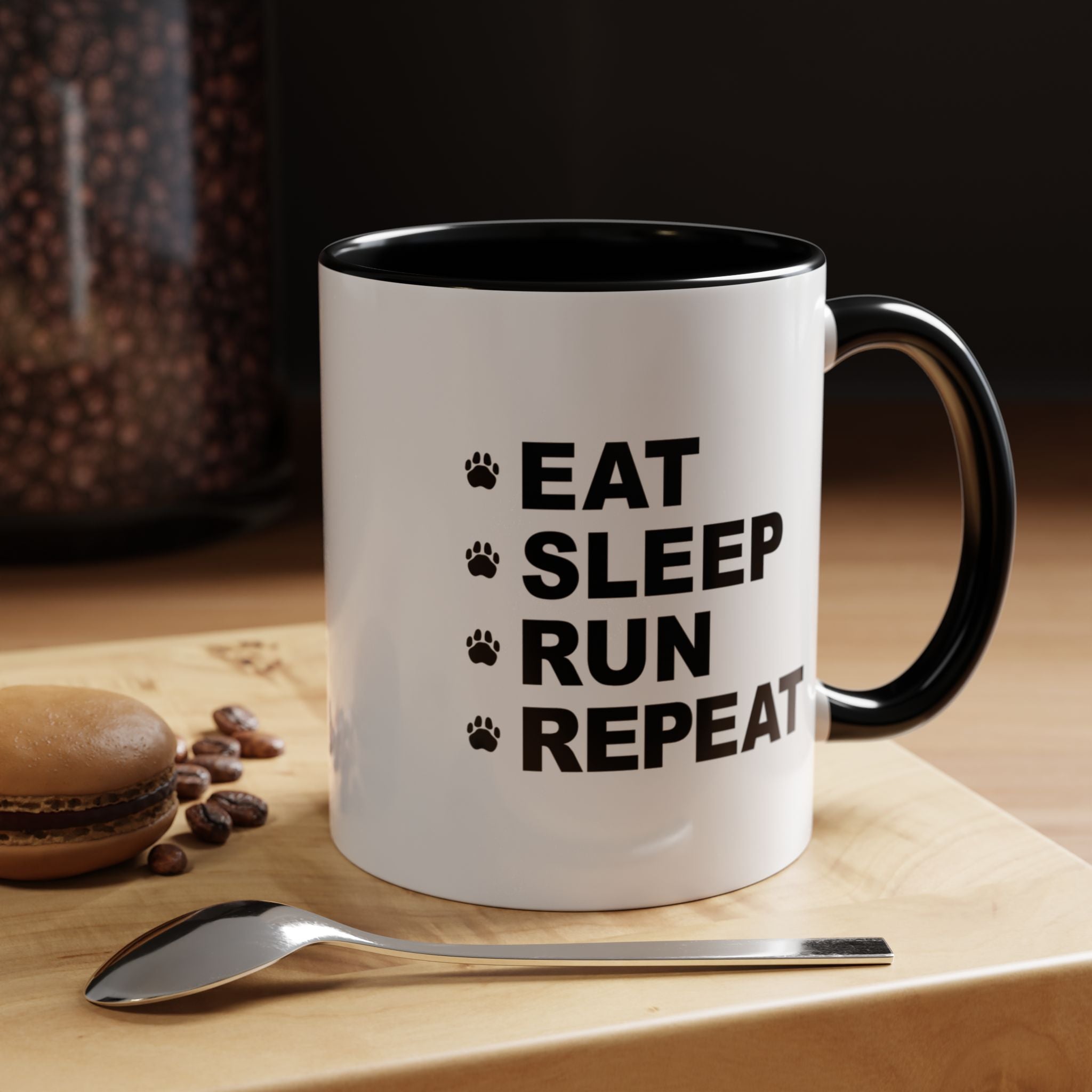 Eat, Sleep, Run, Repeat_Accent Coffee Mug (11, 15oz)