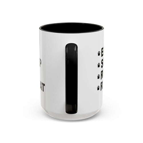 Eat, Sleep, Run, Repeat_Accent Coffee Mug (11, 15oz)