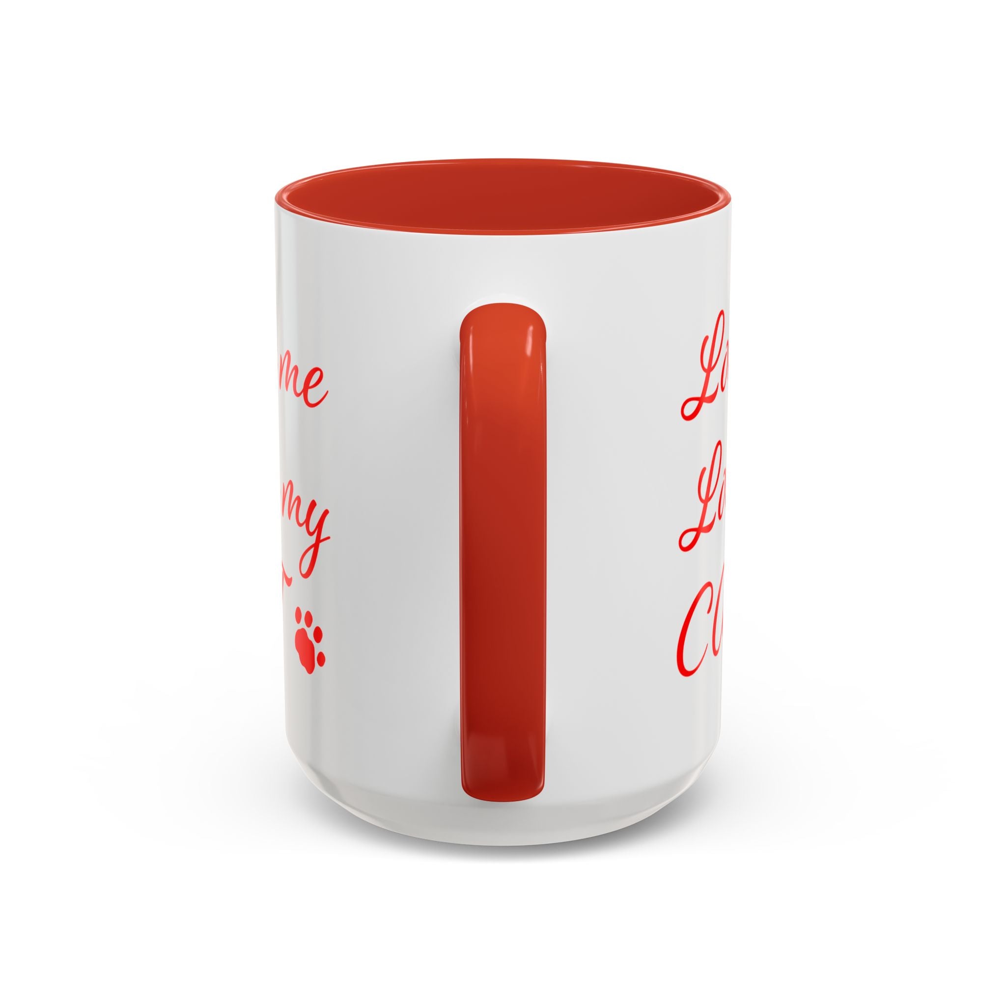 Love Me Love My Cat Accent Coffee Mug (11, 15oz)