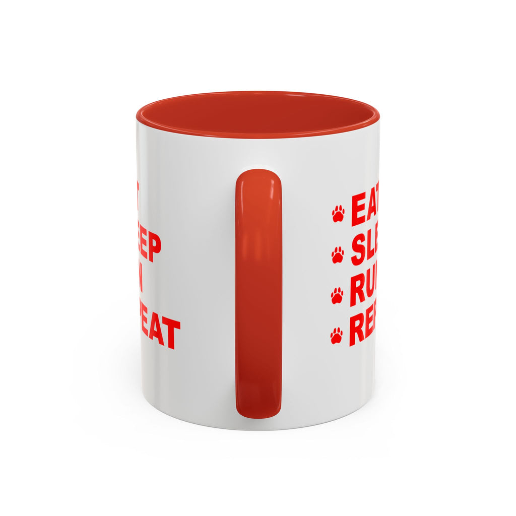 Eat, Sleep, Run, Repeat_Accent Coffee Mug (11, 15oz)