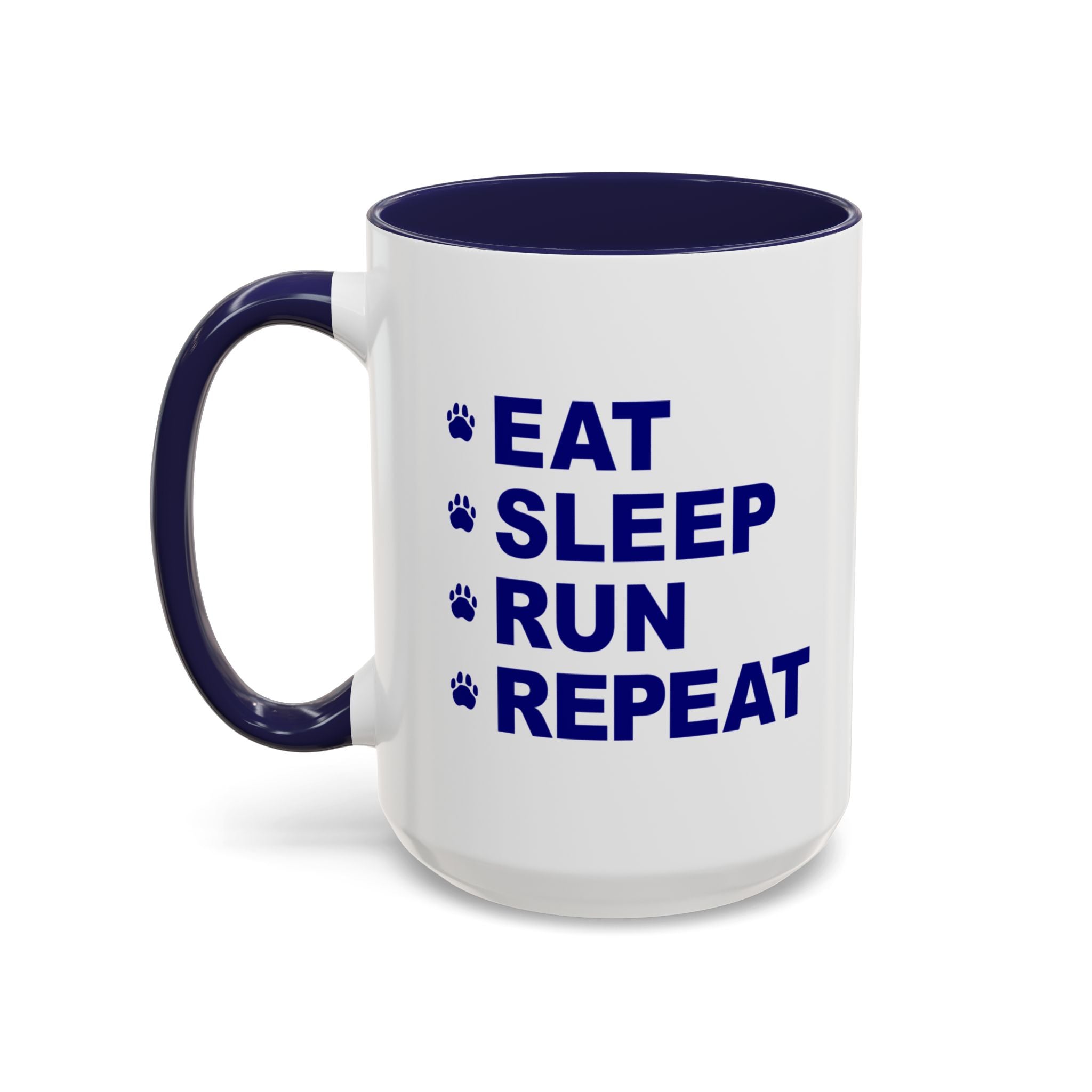 Eat, Sleep, Run, Repeat_Accent Coffee Mug (11, 15oz)