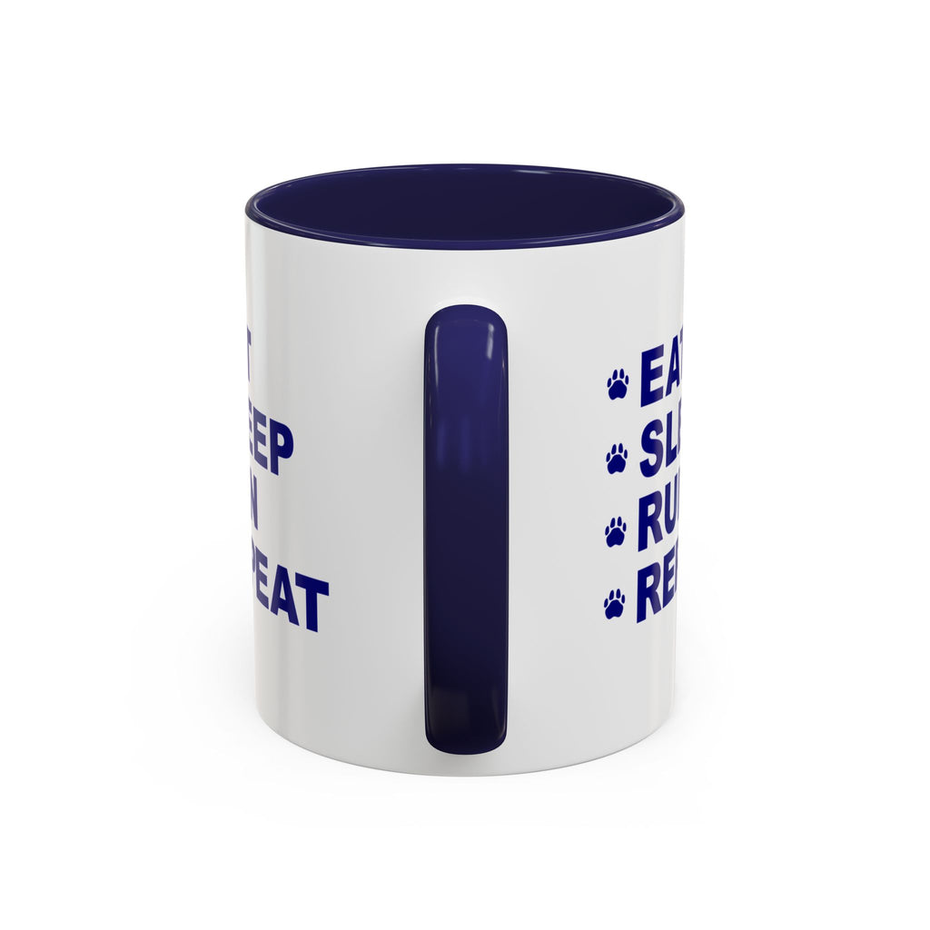 Eat, Sleep, Run, Repeat_Accent Coffee Mug (11, 15oz)