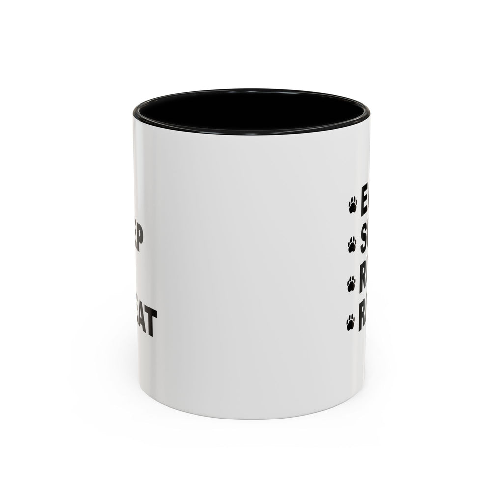 Eat, Sleep, Run, Repeat_Accent Coffee Mug (11, 15oz)