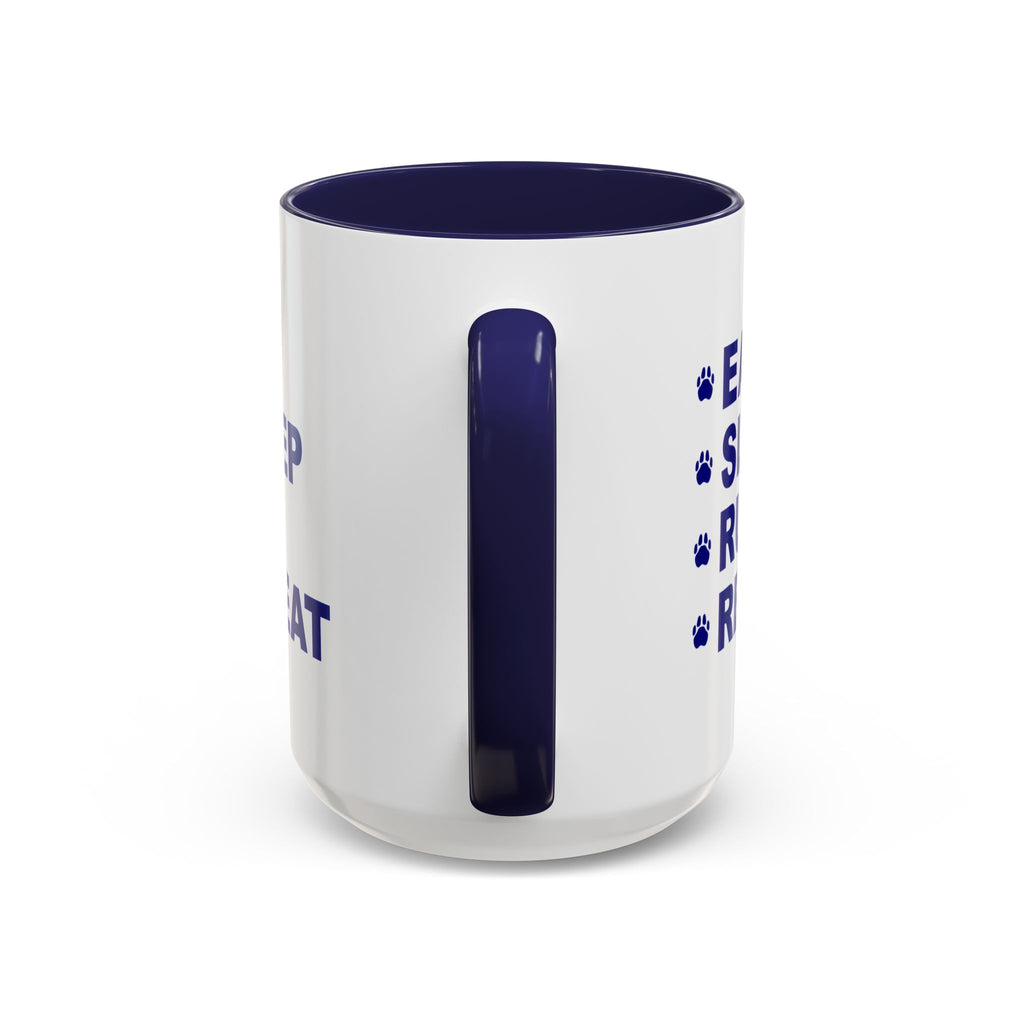 Eat, Sleep, Run, Repeat_Accent Coffee Mug (11, 15oz)