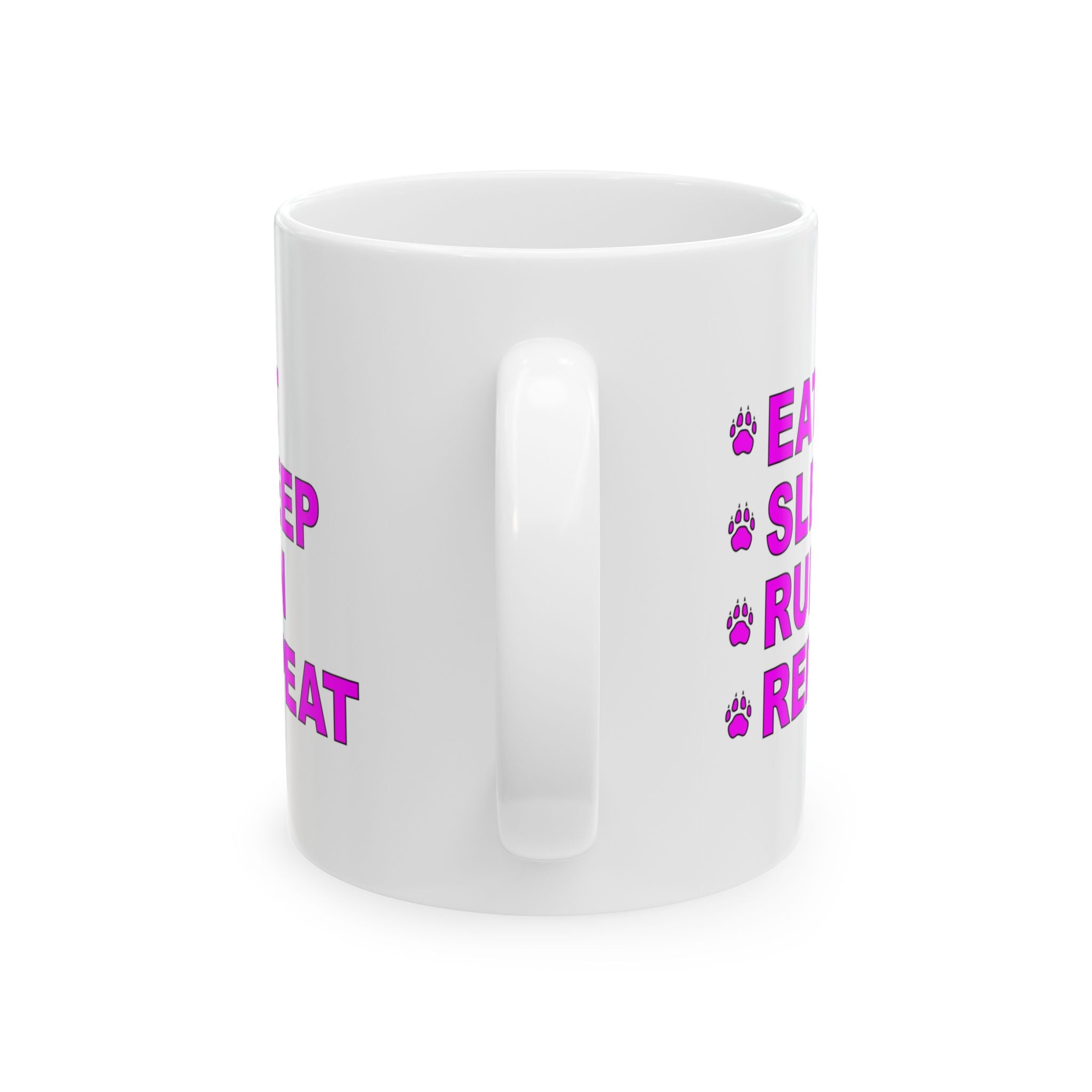 Eat, Sleep, Run, Repeat_Accent Coffee Mug (11, 15oz)
