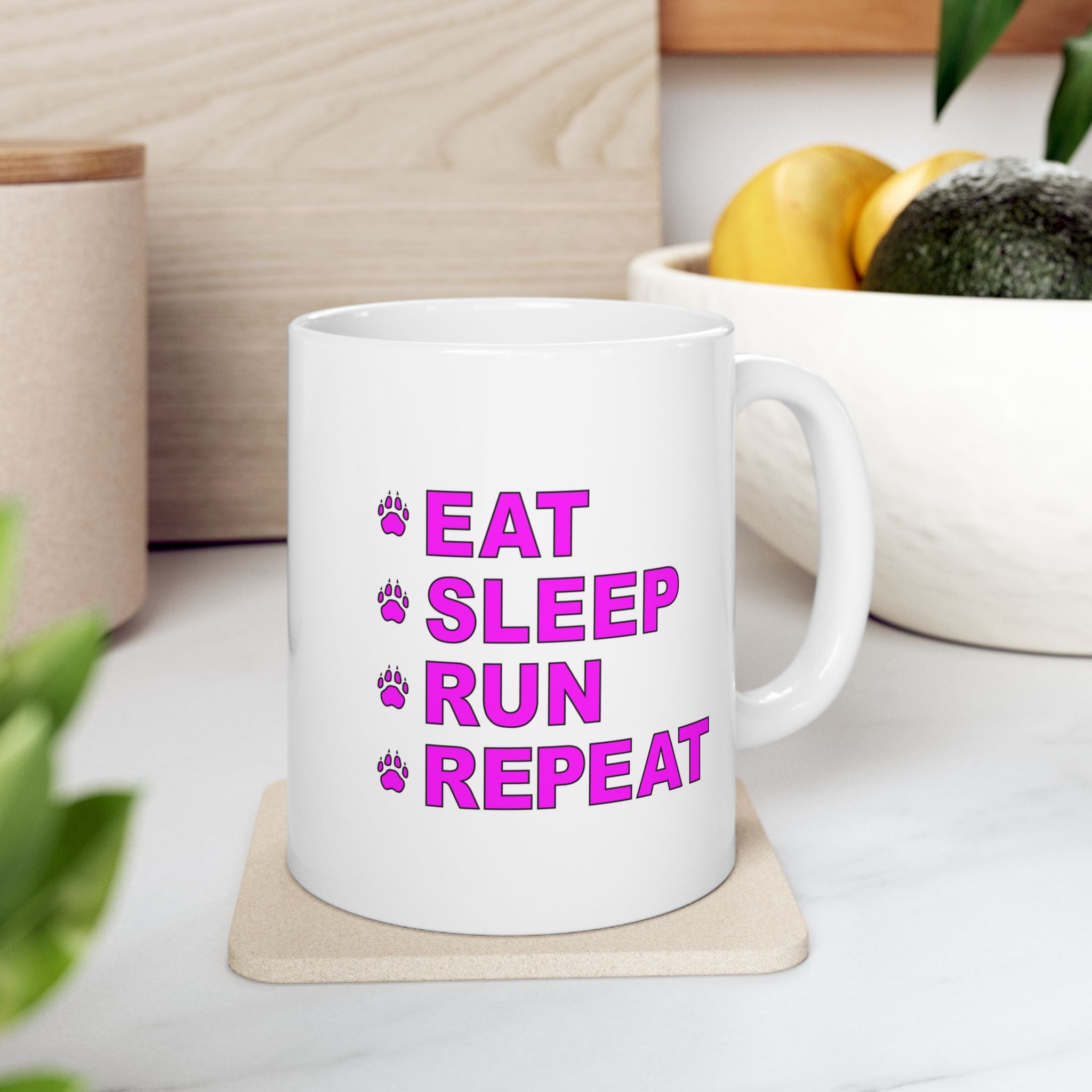 Eat, Sleep, Run, Repeat_Accent Coffee Mug (11, 15oz)