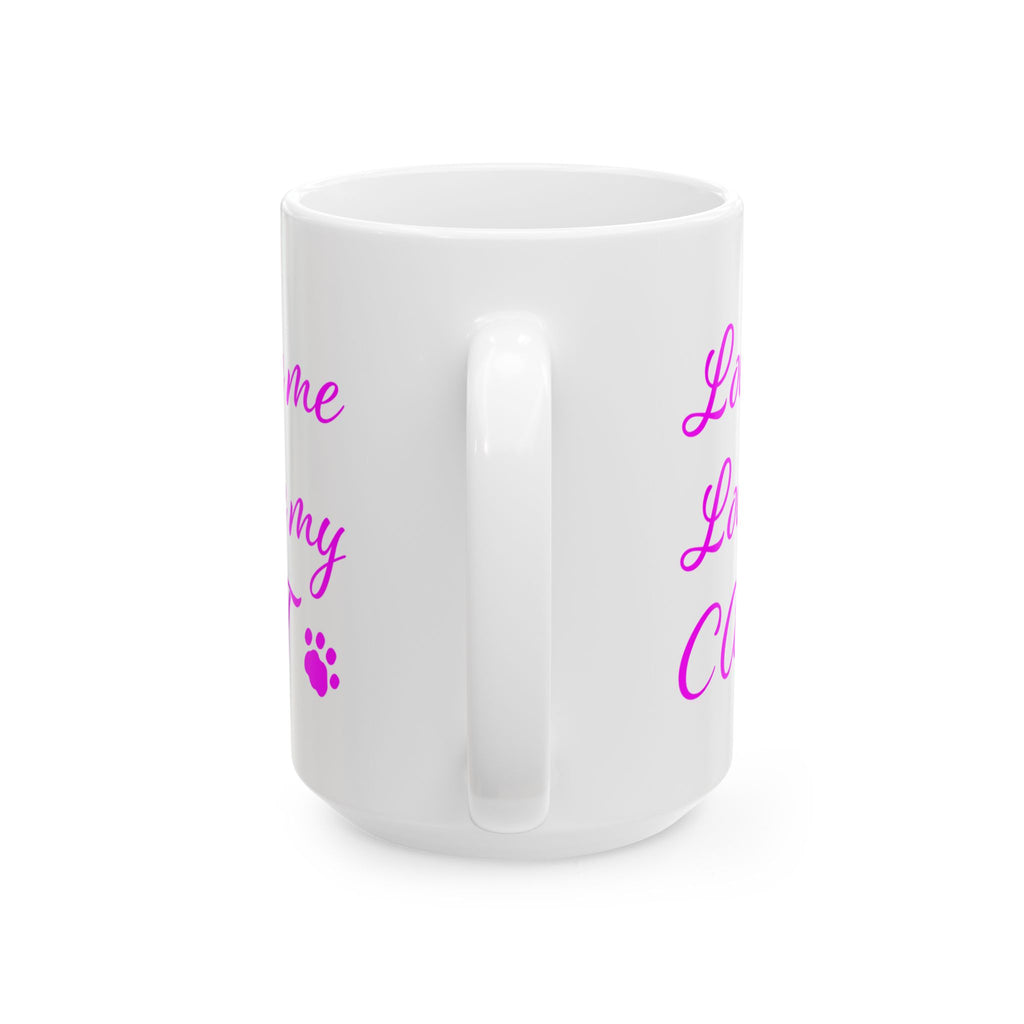 Love Me Love My Cat Accent Coffee Mug (11, 15oz)