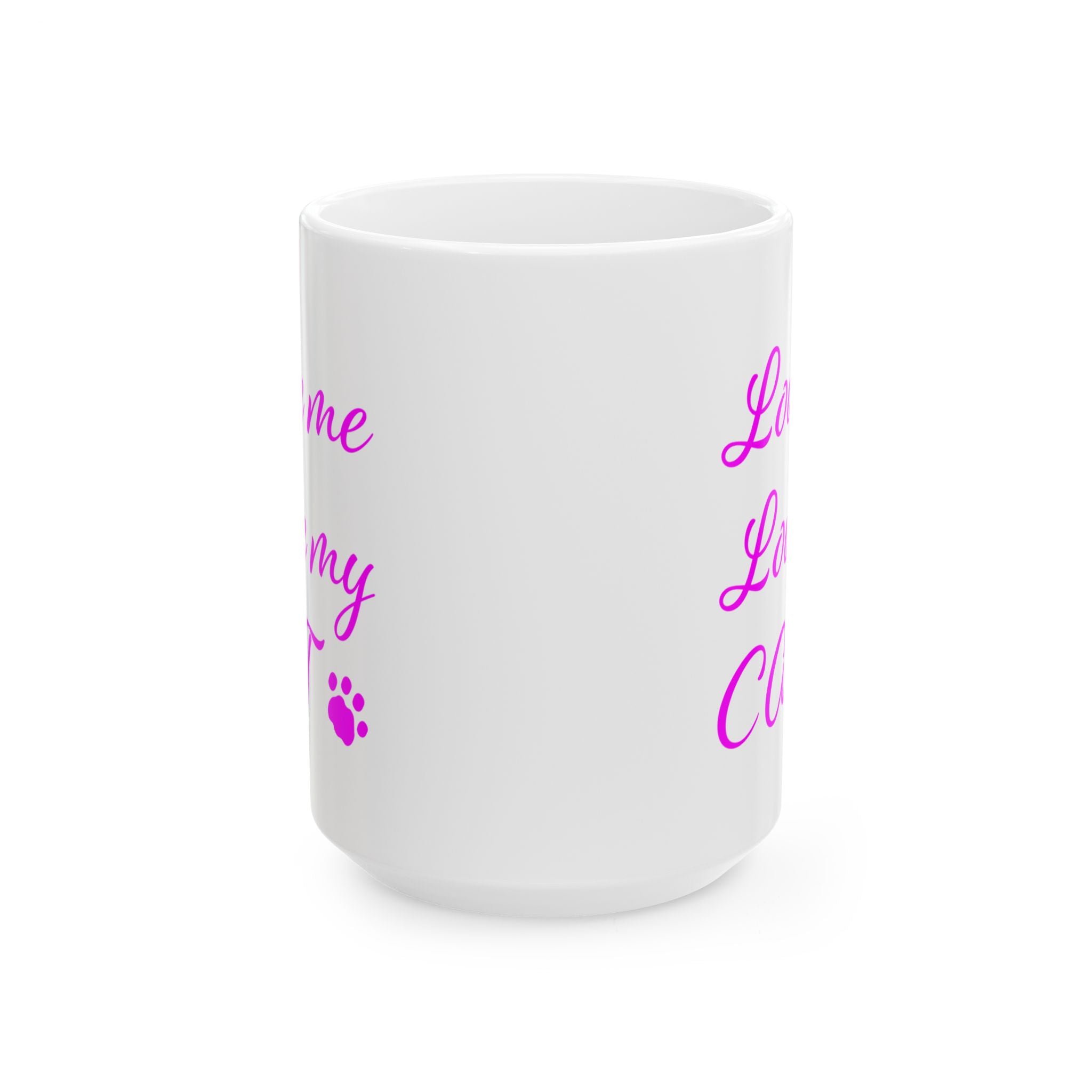 Love Me Love My Cat Accent Coffee Mug (11, 15oz)