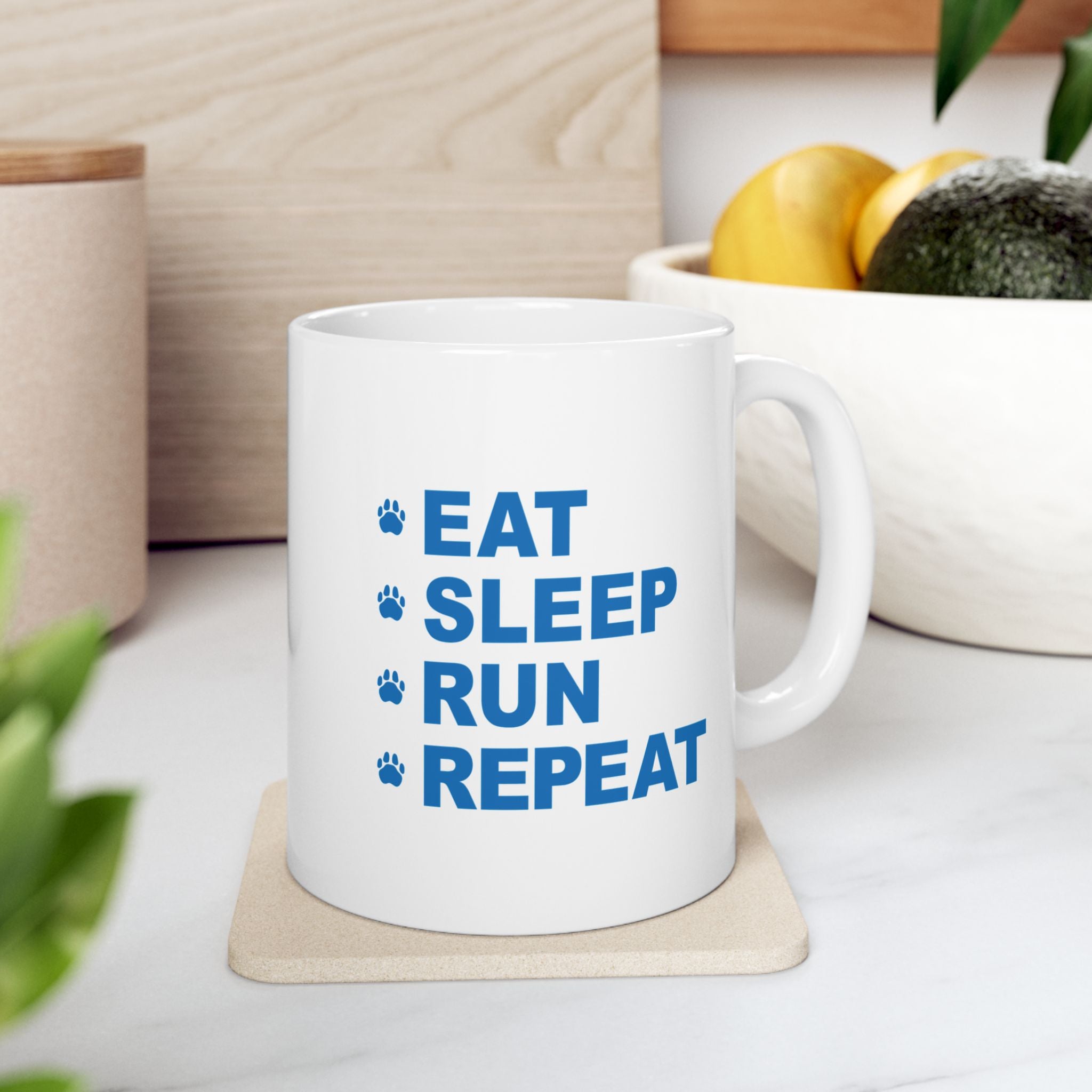 Eat, Sleep, Run, Repeat_Accent Coffee Mug (11, 15oz)