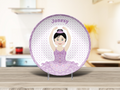 Custom PURPLE Ballerina PLATE